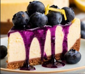 The Best Lemon Blueberry Cheesecake Recipe
