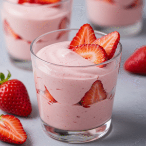 Easy Strawberry Mousse