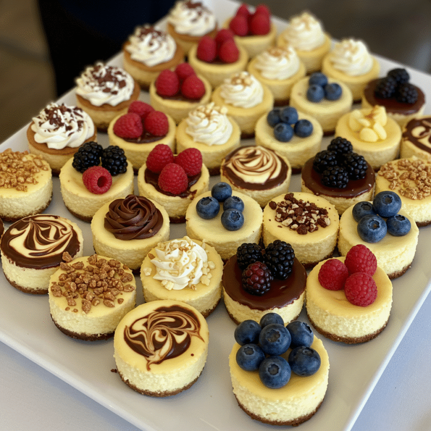 Mini cheesecakes