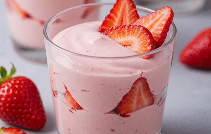 Easy Strawberry Mousse