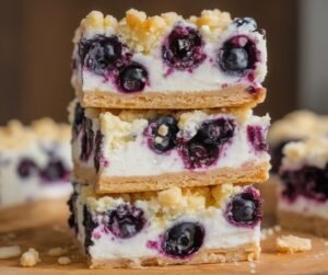 Delicious Blueberry Cream Cheese Bars