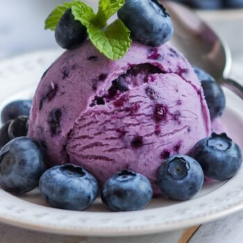 Refreshing Blueberry Sorbet