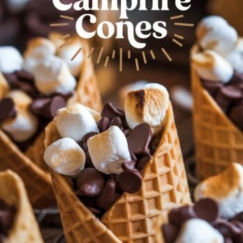 Delicious Campfire S’mores Cones Recipe