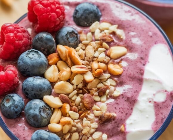 berry_cottage_cheese_smoothie_bowl 10 Surprising Cottage Cheese Dessert Recipes That Work