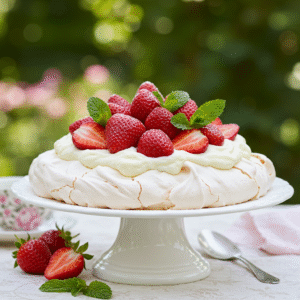 strawberry pavlova