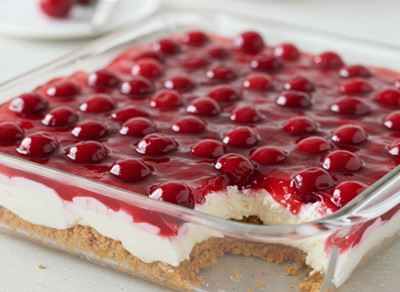 no bake cherry dessert