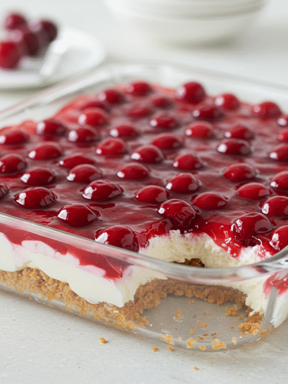 no bake cherry dessert