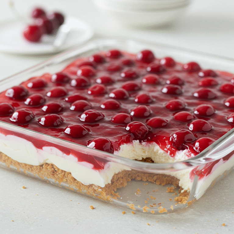 no bake cherry dessert