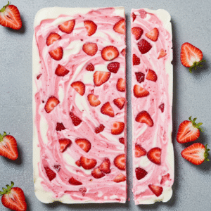 strawberry yogurt bark