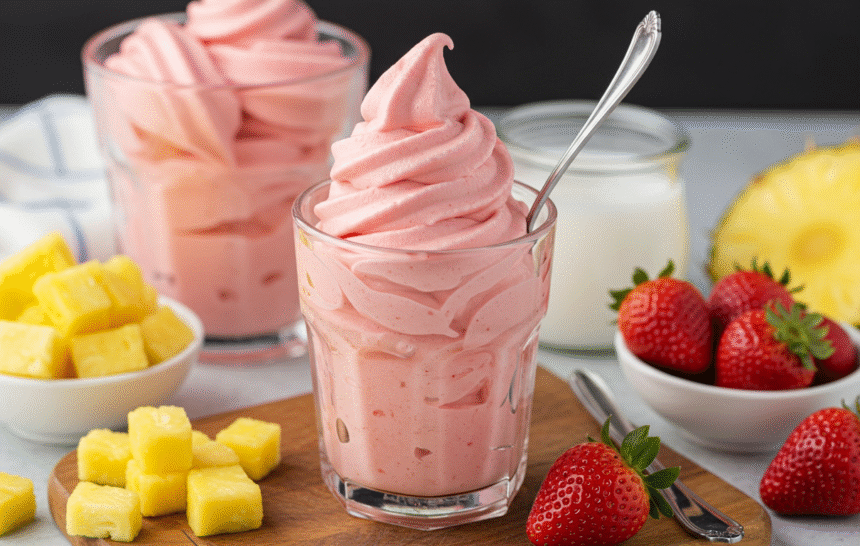 The Most Delicious Strawberry Dole Whip