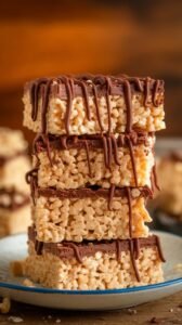Peanut Butter Chocolate Rice Krispie Treats