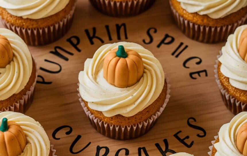 Pumpkin Spice Cupcakes with Cream Cheese Frosting