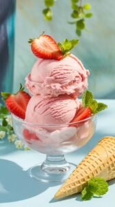 Magic No-Churn Strawberry Ice Cream (No Machine Needed!)